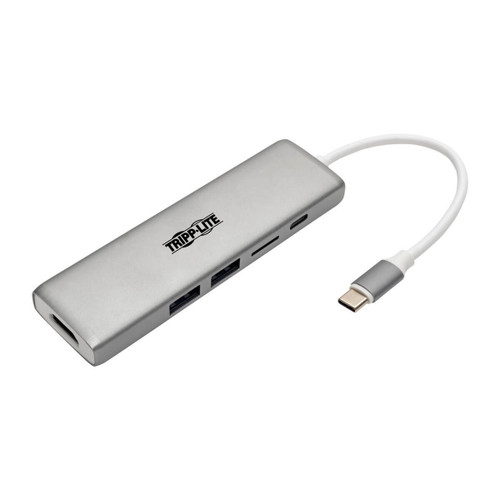 Tripp Lite U442-DOCK10-S USB 3.1 (3.1 Gen 2) Type-C 1000Mbit/s Silver interface hub