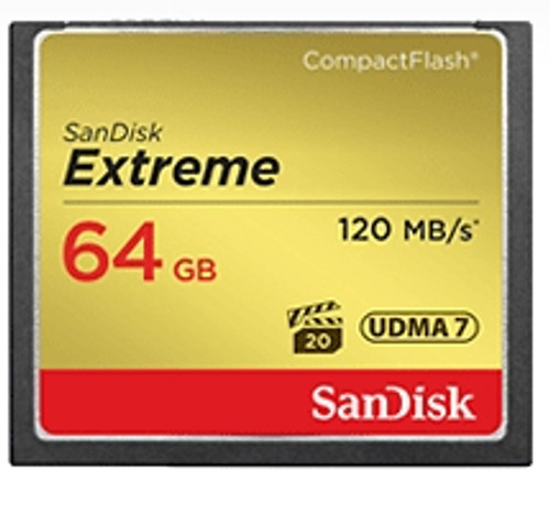 Sandisk 64GB Extreme CompactFlash 64GB CompactFlash memory card