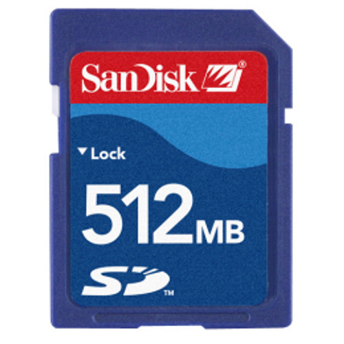 SDSDB-512-768 - SanDisk 512MB Secure Digital (SD) Flash Memory Card