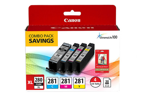 Canon PGI-280 XL / CLI-281 Black, Cyan, Magenta, Yellow ink cartridge