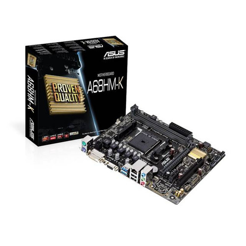 Asus A68HM-K Socket FM2+/ AMD A68H FCH/ DDR3/ SATA3&USB3.0/ A&GbE/ MicroATX Motherboard