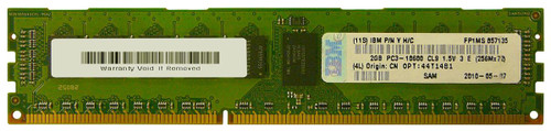 44T1481 - IBM 2GB(1X2GB)1333MHz PC3-10600 240-Pin Dual Rank X8 ECC Registered CL9 LP DDR3 SDRAM RDIMM IBM Memory for SYSTE