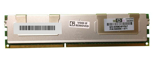 500206-071 - HP 8GB PC3-8500 DDR3-1066MHz ECC Registered CL7 240-Pin DIMM Dual Rank Memory Module for ProLiant Server G6 Series