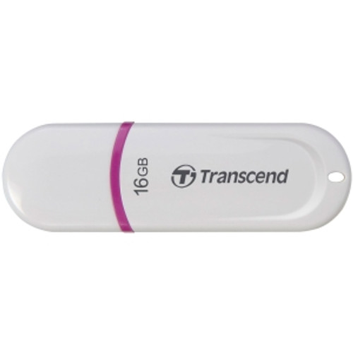 TS16GJF330 - Transcend JetFlash 330 16 GB USB 2.0 Flash Drive - White - External
