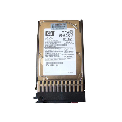 375863-012 - HP 146GB 10000RPM SAS 3GB/s Hot-Pluggable Single Port 2.5-inch Hard Drive