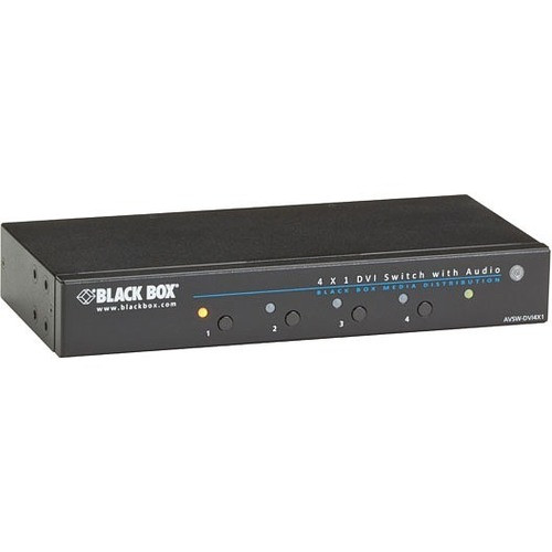 Black Box - 8 x 1 DVI Switch with Audio - AVSW-DVI8X1