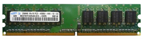 M378T3354CZ3-CD5 - Samsung 256MB PC2-4200 DDR2-533MHz non-ECC Unbuffered CL4 240-Pin DIMM Single Rank Memory Module (Refurbished)