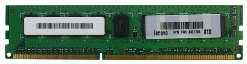 43C1705 - IBM 1GB PC3-8500E DDR3-1066 UNBUFFERED ECC 1RX8 CL7 240 -Pin 1.5V Memory Module