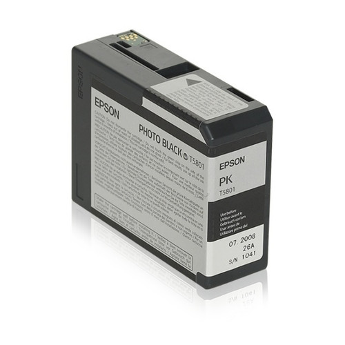 Epson C13T580100 (T5801) Ink cartridge black, 80ml