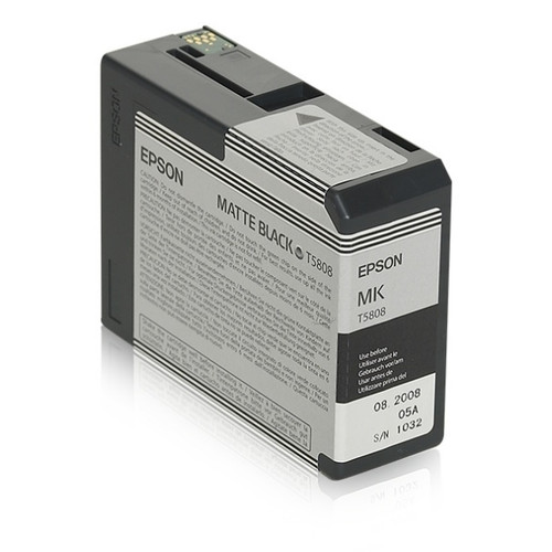 Epson C13T580800 (T5808) Ink cartridge black matt, 80ml