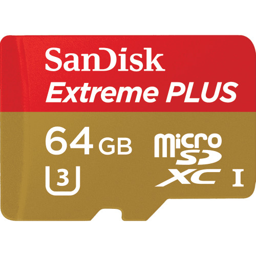 Sandisk Extreme Plus 64GB MicroSDXC UHS-I Class 10 memory card