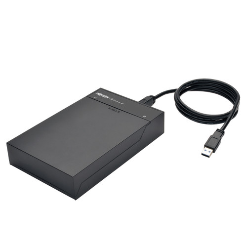 Tripp Lite U339-001-FLAT HDD/SSD enclosure 2.5/3.5" Black storage enclosure