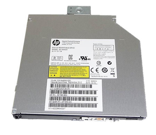 657959-001 - HP Internal DVD-Writer DVD-RAM/ R/ RW Support SATA