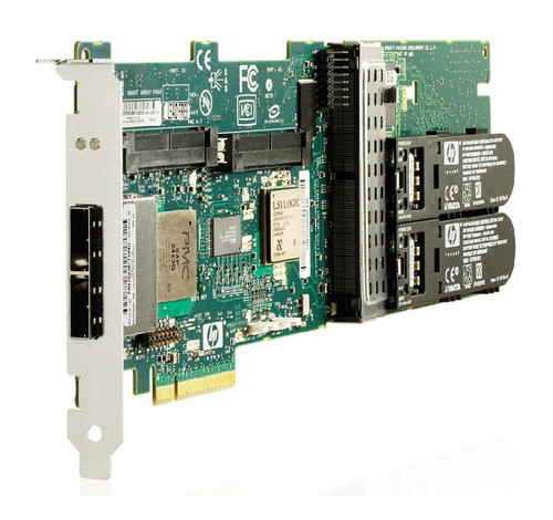 381572-001 - HP Smart Array P800 16-Port PCI-Express SAS RAID Controller Card with 512MB BBWC (Battery Backed Write Cache)