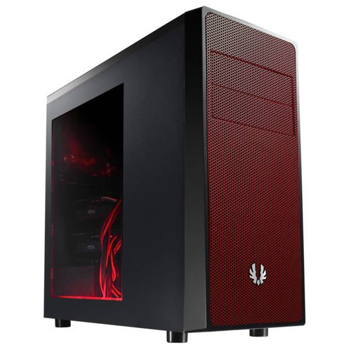 BitFenix Neos Window BFC-NEO-100-KKWSR-RP No Power Supply ATX Mid Tower (Black/Red)