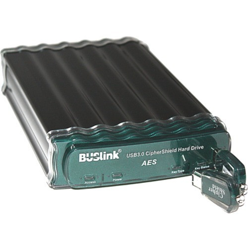 Buslink CipherShield 2 TB Hard Drive - External - SATA - CSE-2T-U3