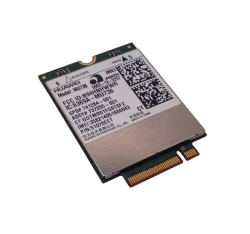 737255-001 - HP Mini PCI MU736 HS3114 HSPA+ GPS Wireless Mobile Broadband Module with 2 WWAN