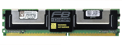 KVR667D2D8F5K2/2G - Kingston 2GB Kit (2 X 1GB) PC2-5300 DDR2-667MHz ECC Fully Buffered CL5 240-Pin DIMM Memory