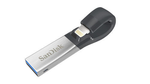 Sandisk iXpand 32GB 32GB USB 3.0 (3.1 Gen 1) Capacity Black, Silver USB flash drive