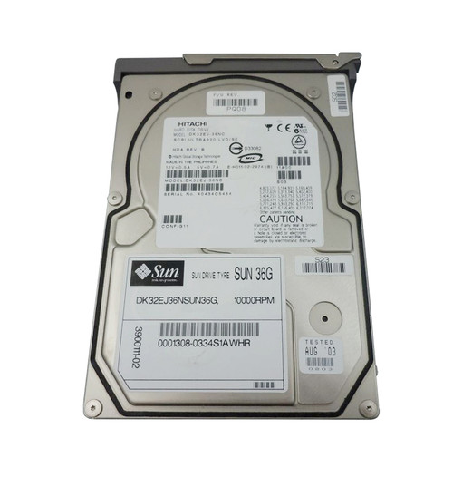 390-0111 - Sun 36.4GB 10000RPM Ultra-320 SCSI LVD Hot-Pluggable 80-Pin 3.5-inch Hard Drive