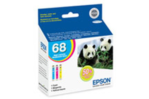 Epson T068520 - High-Capacity Multi-Pack Color DURABrite Ultra Ink Cartridges cyan, magenta, yellow ink cartridge