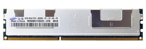 M393B5173DZD-CF8 - Samsung 4GB (1X4GB) 1066MHz PC3-8500 CL7 4RX8 FULLYBUFFERED ECC REGISTERED 1.5V DDR3 SDRAM 240-Pin DIMM MEMOR