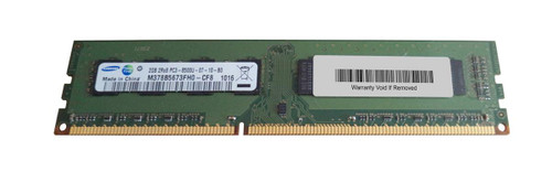 M378B5673FH0-CF8 - Samsung 2GB 1066MHz PC3-8500 2RX8 CL7 NON-ECC UNBUFFERED DDR3 SDRAM 240-Pin DIMM SAMSUNG Memory Module