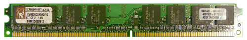 KVR800D2N5K2/1G - Kingston 1GB Kit (2 X 512MB) PC2-6400 DDR2-800MHz non-ECC Unbuffered CL5 240-Pin DIMM Memory (Kit of 2)