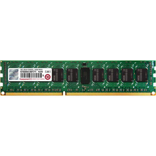 メモリー Transcend 16GB DDR3L 1600 CL11 SO-DIMM Transcend DDR3L 1600 REG-DIMM 16GB CL11 2Rx4 1.35V - TS2GKR72W6Z