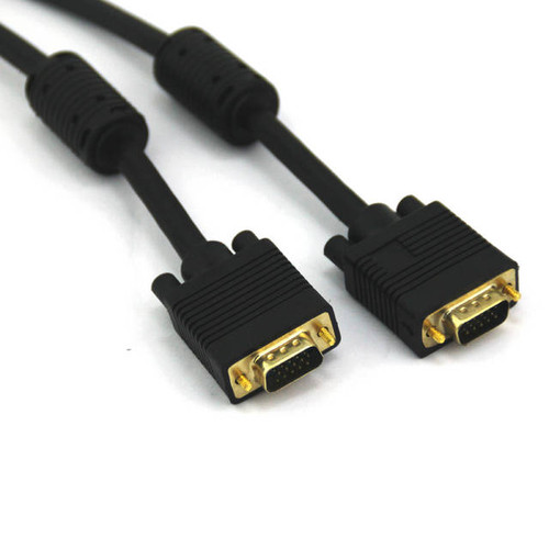 VCOM CG381D-G-75 75ft VGA Male to VGA Male Cable (Black)