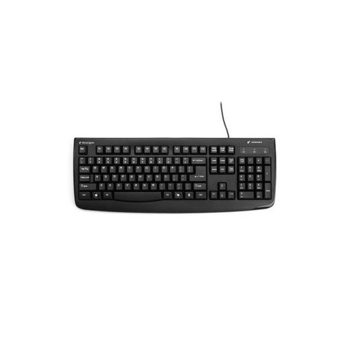 Kensington K64407US Pro Fit Washable Keyboard Wired USB/PS2 (Black)