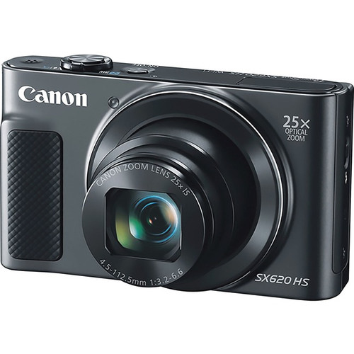 Canon PowerShot SX620 HS 20.2 Megapixel Compact Camera - Black - 1072C001