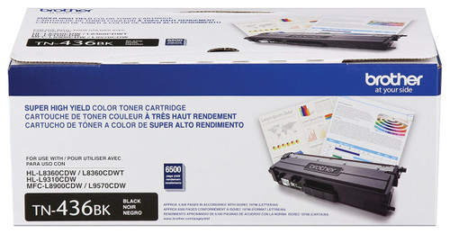 Brother TN-436BK Laser cartridge 6500pages Black laser toner & cartridge