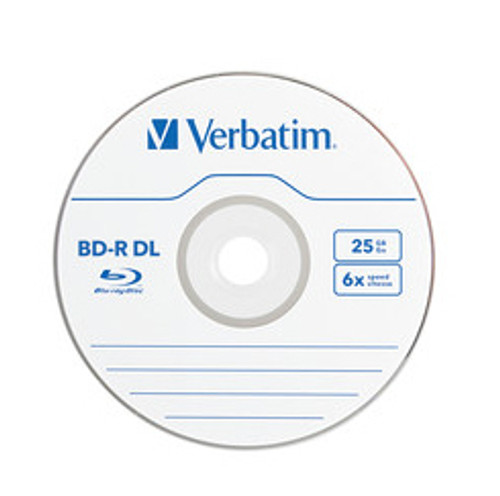 Verbatim BD R DL 6X 50GB BD-R DL 25pcs