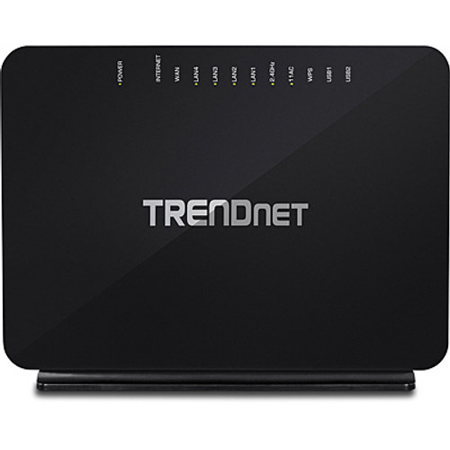 Trendnet TEW-816DRM Dual-band (2.4 GHz / 5 GHz) Gigabit Ethernet Black wireless router
