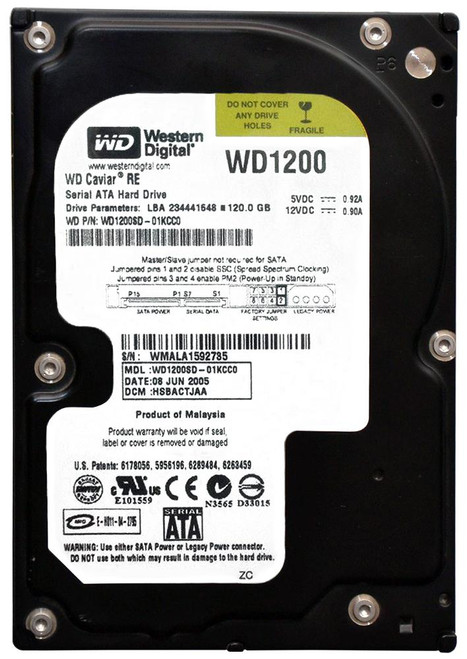 WD2000JD | Western Digital 200GB 7200RPM SATA 7-Pin Caviar 8MB