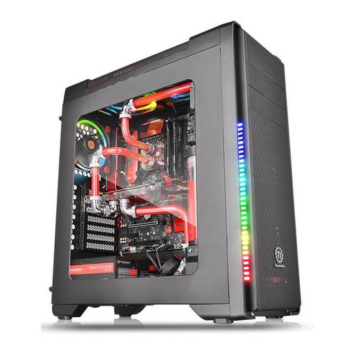 Thermaltake Versa C21 RGB CA-1G8-00M1WN-00 No Power Supply ATX Mid Tower (Black)