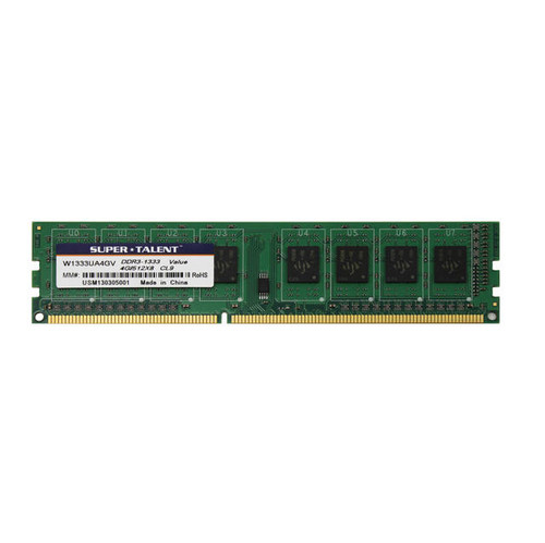 Super Talent DDR3-1333 4GB/512x8 Desktop Memory