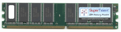 Super Talent D333 1GB/64x8 CL2.5 16CH Memory