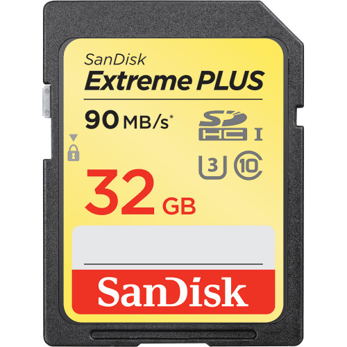 Sandisk ExtremePlus 32GB SDHC UHS-I Class 10 memory card