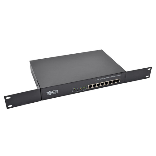 Tripp Lite NG8POE Unmanaged Gigabit Ethernet (10/100/1000) Power over Ethernet (PoE) 1U Black network