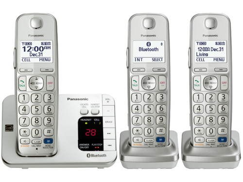 Panasonic KX-TGE263S DECT Caller ID Silver telephone