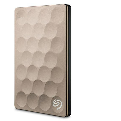 Seagate Backup Plus Ultra Slim 1000GB Gold external hard drive