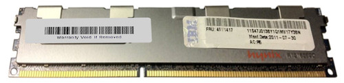 49Y1417 - IBM 8GB(1X8GB)1066MHz PC3-8500 240-Pin CL7 ECC Registered Quad Rank X8 1.35V LP DDR3 SDRAM RDIMM IBM Memory for SYSTE