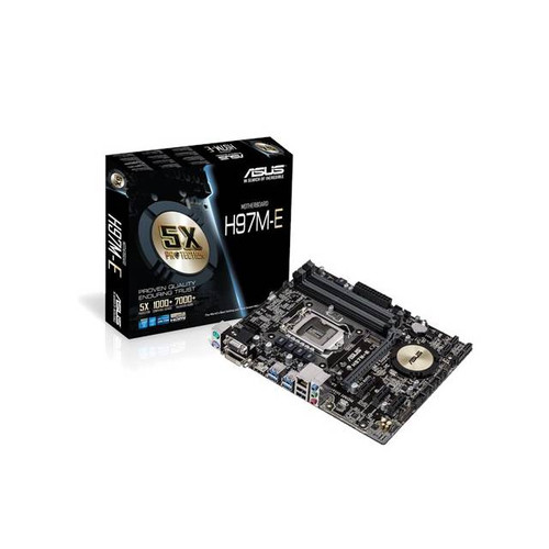 Asus H97M-E/CSM LGA1150/ Intel H97/ DDR3/ SATA3&USB3.0/ A&GbE/ MicroATX  Motherboard