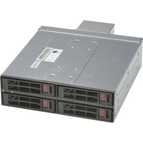 Supermicro CSE-M14TQC SAS3/SATA3 Mobile Rack for 4x 2.5" HDD w/ Fan Module (Black)