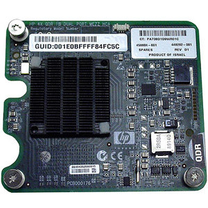592519-B21 - HP 4x QDR Infiniband CX-2 Dual Port Mezzanine Host Channel Adapter for HP BladeSystem c-Class Servers