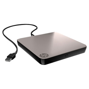 BU516UT#ABA - HP BU516UT External DVD-Writer DVD-RAM/ R/ RW Support 8x Read/ Dual-Layer Media Supported USB 2.0