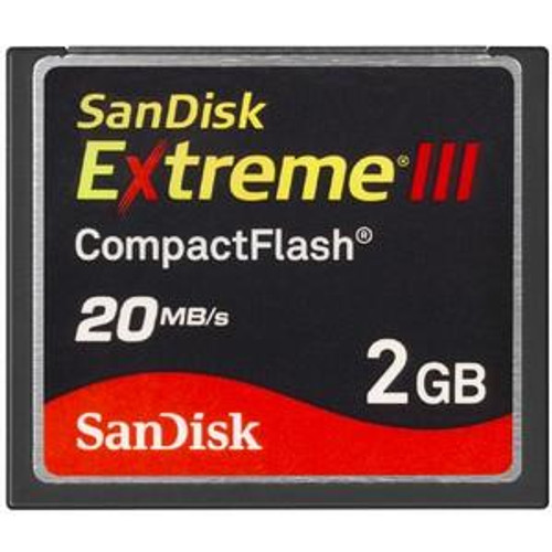 SDCFX3-002G-A21 - SanDisk Sandisk 2GB Extreme III CompactFlash Memory Card
