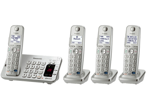 Panasonic KX-TGE274S DECT Caller ID Silver telephone